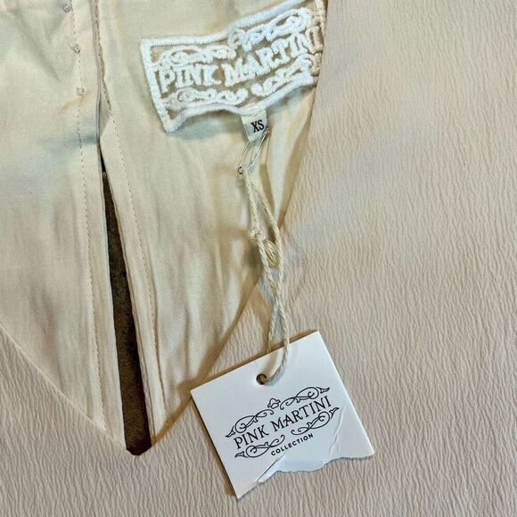 NWT Pink Martini Daisy Beige Mini Dress XS - Picture 7 of 8